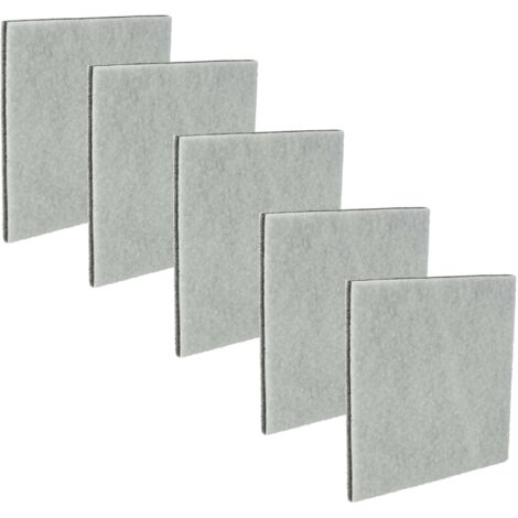 Vhbw 5x Textilfilter Für Caramba Auto 7.0/5.0 Staubsauger - Wiederverwendbar & Waschbar