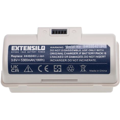 Batteria Sostitutiva Per IRobot 4446040, BC674 | 5300mAh, 3.6V, Li-Ion | Per Aspirapolvere Robot