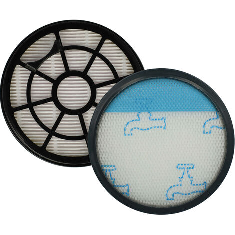 Produktbild von Vhbw 2x Textilfilter Kompatibel Mit Aldi Top Craft TC-NTS 30 A – Waschbar, Wiederverwendbar, 25x22 Cm – Für Nass-/Trockensauger, Blau