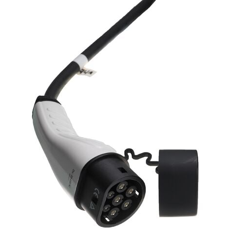 vhbw Ladekabel Typ 2 zu Typ 2 kompatibel mit Smart EQ fortwo Elektroauto -  Verbindungskabel, 3-phasig