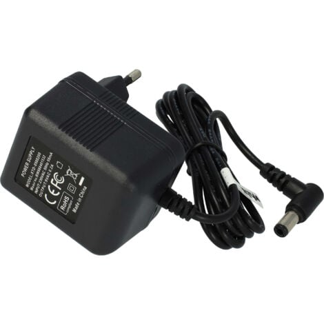 vhbw Netzteil kompatibel mit Black & Decker DV4800, DV4800N Akkustaubsauger - 200 cm