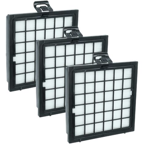 Vhbw 2x Staubsaugerfilter Kompatibel Mit Bosch Ergomaxx BSG 8 Pro1 Bsg 8 Pro102 Bsg 8 Pro109 Aspirapolvere Filtro Hepa Nero Bianco