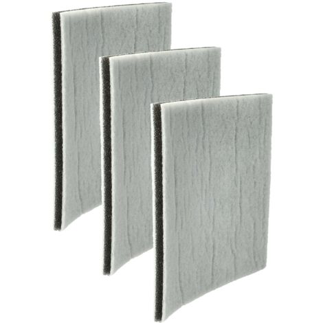 Vhbw 12-teiliges Filter-Set Für DeLonghi Fritteusen - Papier-, Aktivkohle- & Fettfilter