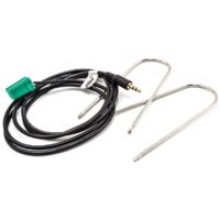 vhbw Aux Adapter-Kabel Klinke USB OTG kompatibel mit KFZ Auto Radio z.B.  von Renault, Saab