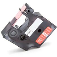 5000 5x DRUCKER SCHRIFTBAND KASSETTE 12mm SCHWARZ-WEIß für Dymo Rhino 4200 