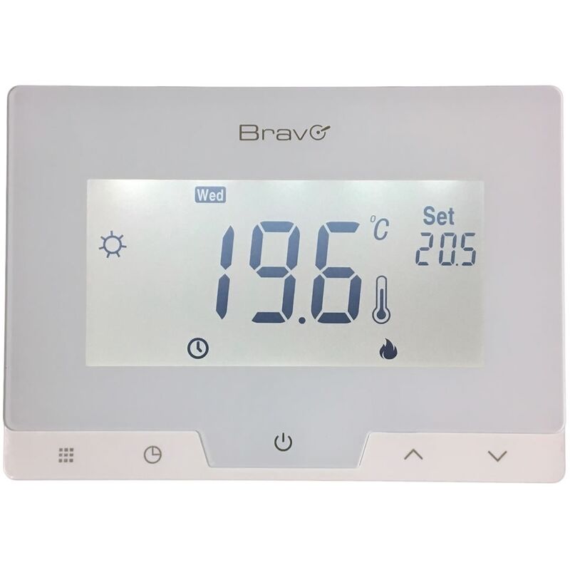 Termostato Beghelli Touch con Display e Placca Luminosa 60047