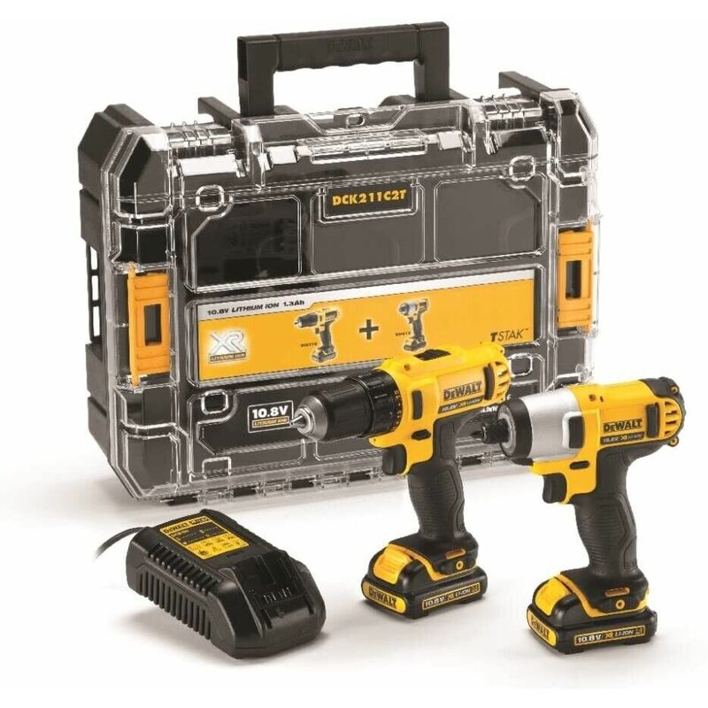 Trapano avvitatore DeWalt a batteria XR in T-Stak DCD716D2