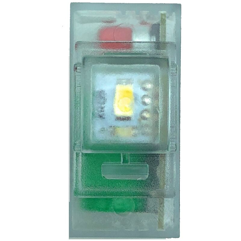 Lampada D'emergenza A LED 1 Modulo Keystone 50Lm 1W Autonomia 6h Con  Adattatore Gewiss System Bianco