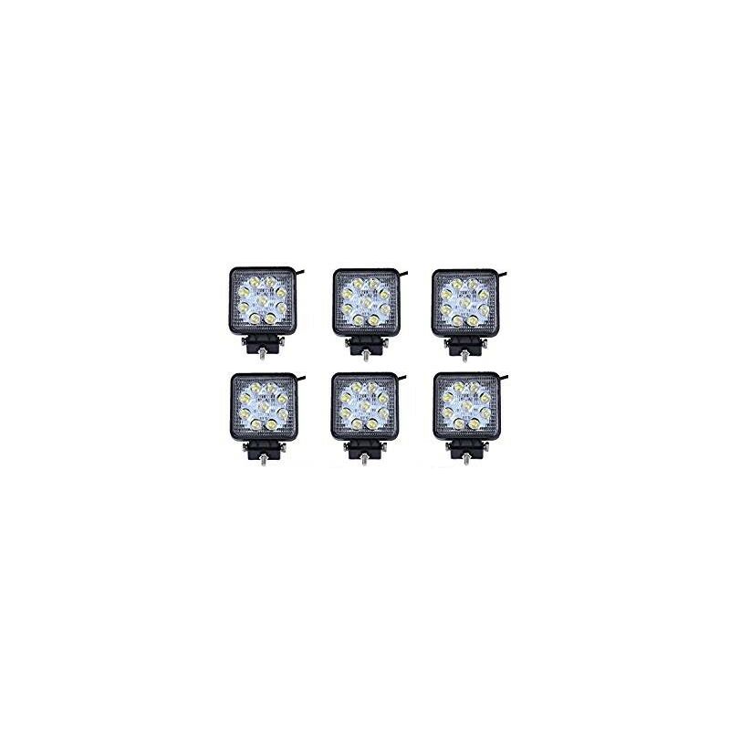 Fari LED 27W - 6 Pezzi, Luce Bianca, Per Auto, Barca, Lavoro - Foto 7