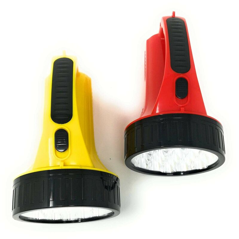 Luce Di Emergenza Torcia Portatile Lampada Ricaricabile Bianca 21 Led Con  Cavo