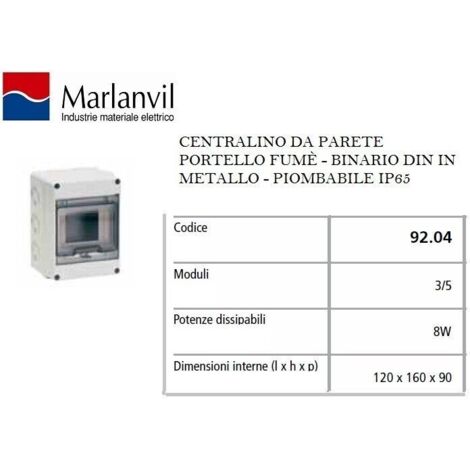 Centralino Da Parete Electraline - 4 Moduli Con Portello, Colore Bianco Per Installazione Elettrica - Foto 8