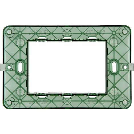 Supporto Scatole 3 Moduli Serie Civile Vimar Plana Con Viti Codice 14613