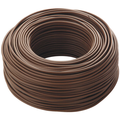 Cavo Filo Elettrico Unipolare FS17 Sezione 4mmq Colore Marrone Matassa 100m