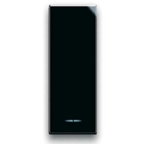 Interruttore Life S44 Colore Nero 1P 16AX Illuminabile Finitura Lucida 1M