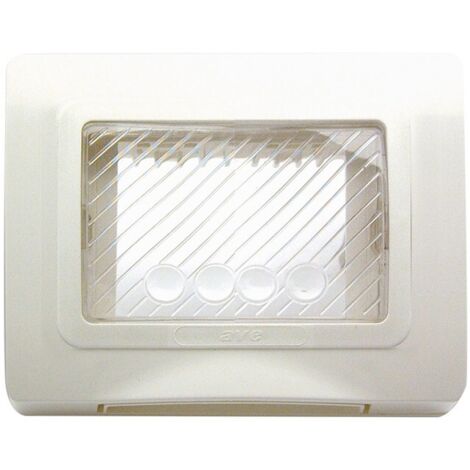 Placca autoportante stagna ip55 3 moduli ave 44sp03b