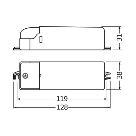 Alimentatore Elettronico Per Lampade Alogene ET-PARROT 70/220-240 I Osram
