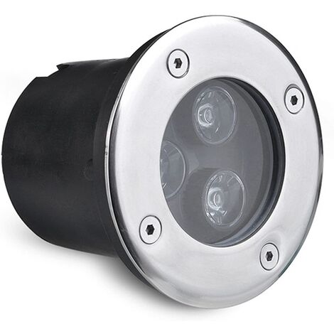 Faretto Incasso LED Da Esterno Segnapasso Calpestabile 3W - 6500K - IP65