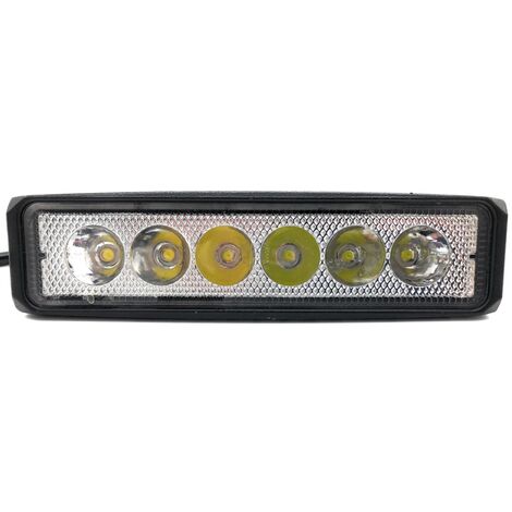 2 X 18W Led Riflettore LED Faro Lampada Supplementare Profondità Per Auto  Fuoristrada 12V 6 LED