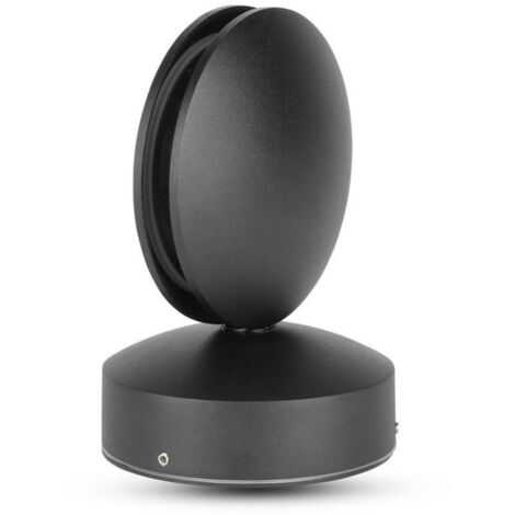 Lampada da muro Led 7W Wall Light IP65 colore nero V-TAC  VT-707 3000K