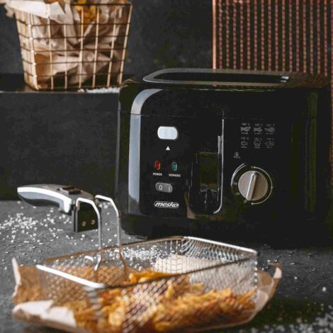 Friggitrice Mesko 2,5L 1800W - Temperatura Regolabile 150-190°C Con Cestello Rimovibile - Foto 4