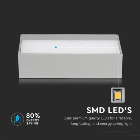Lampada da muro Led SMD 9W Wall Light Up&Down IP65 V-TAC - VT-8056 3000K