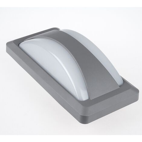 Lampada da muro Led SMD 12W Wall Light IP65 colore grigio V-TAC VT-8058 3000K