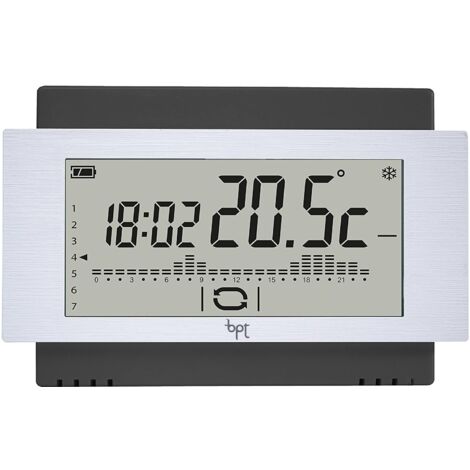Cronotermostato Touch Da Parete Nero TH/500 BK