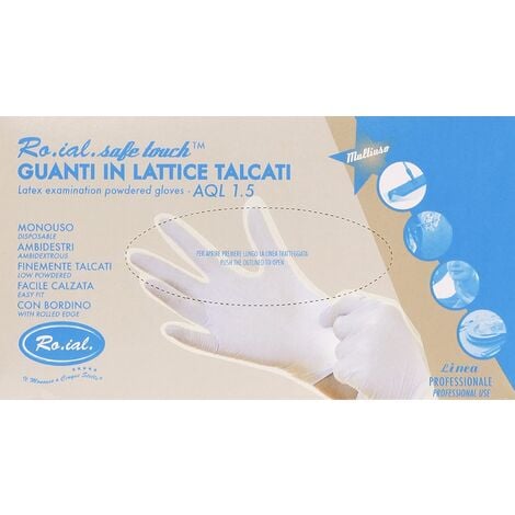 M - Guanti in Lattice con Polvere Safe Latex