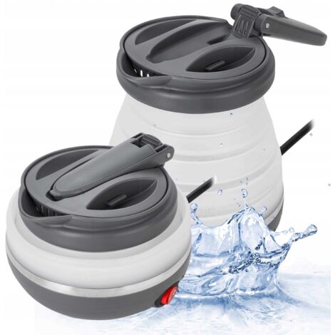 Bollitore da viaggio 0,6L 750W in silicone pieghevole Adler ad1279