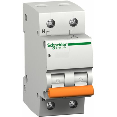 Magnetotermico differenziale Schneider 16A 1P+N 30MA AC 4,5KA 2 Moduli  R9D60616