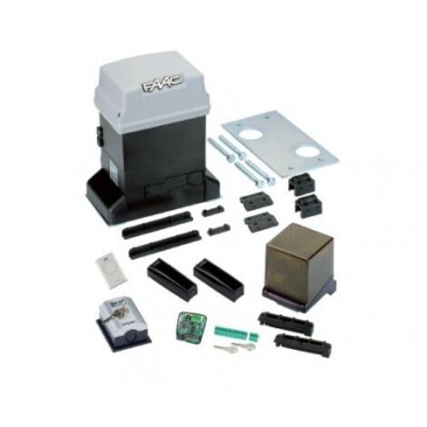 Kit automazione cancello scorrevole, motore elettrico faac pratico kit 230v safe 10564944