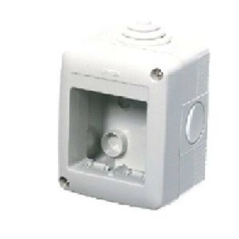 Gewiss GW27002 Contenitore Per Apparecchi System 2 Posti Grigio RAL 7035 IP40