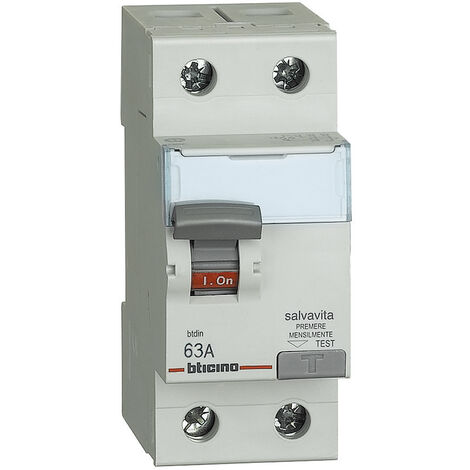 BTicino G724A63 Interruttore Differenziale Salvavita 2P Tipo A In= 63A