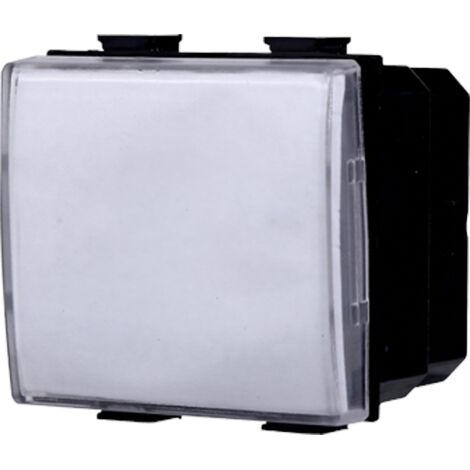 Ettroit Serie Solar Pulsante Portanome 2p 10A Compatibile Bticino Matix MT1901