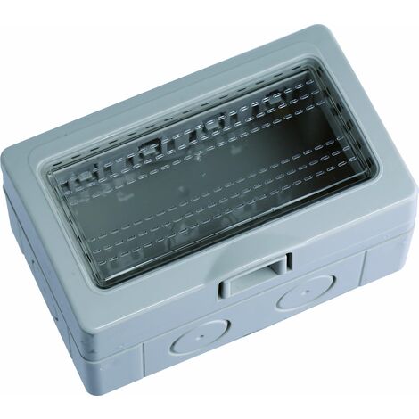 Scatola Portafrutti Da Esterno IP40 Per Vimar Plana – 1 Modulo, Con Coperchio, Custodia Parete - 5