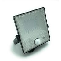 Kai 56018 Proiettore Slim LED Con Sensore PIR 20 W Nero 4000K Naturale