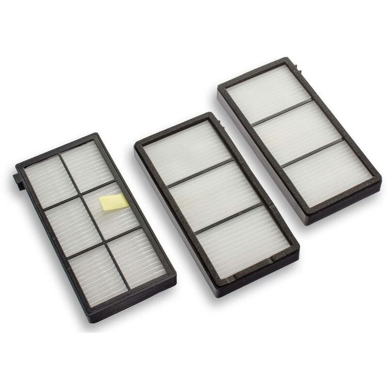 vhbw Set de 3x filtros compatible con iRobot Roomba 966, 860, 885, 890,  990, 871 aspiradora 