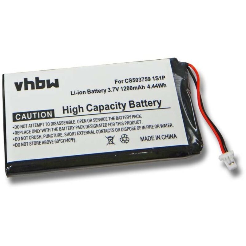 Vhbw 1x Battery Replacement For BP-LP720/11-A1B For GPS Navigation System Sat Nav 720mah 37v Li Ion 35018256