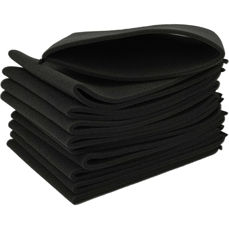 Filtro Plisado Para Aspiradora - Compatible Con Rowi, FAM, Nevac, GO On - Recambio Negro/blanco