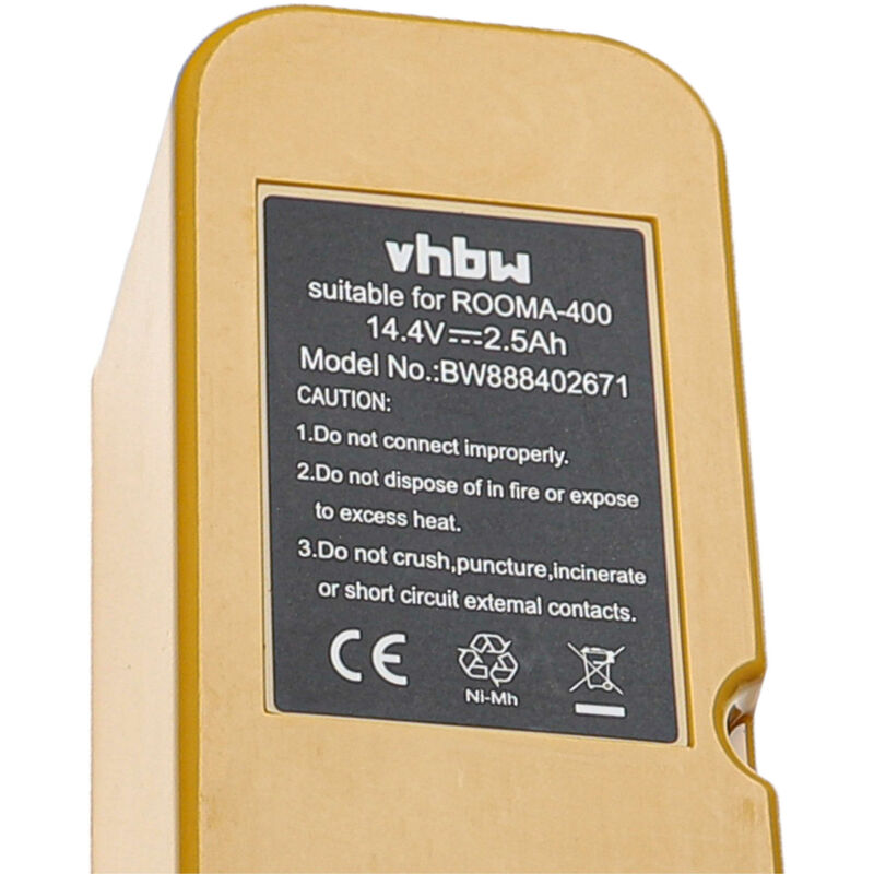 vhbw 3x cepillo lateral de repuesto compatible con iRobot Roomba series  800, 800, 870, 880 robot aspirador -Set limpieza, blanco / amarillo