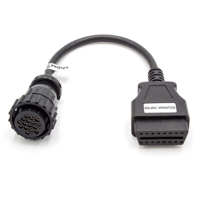 Vhbw Adattatore OBD2 4 Pin A 16 Pin Per Moto Yamaha – X-Max, XSR 900, YZF R1, R1M – 30 Cm