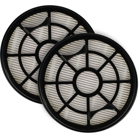 vhbw 2x Filtro reemplaza Rowenta ZR904301 para aspiradora - filtro Hepa negro blanco (1/5)