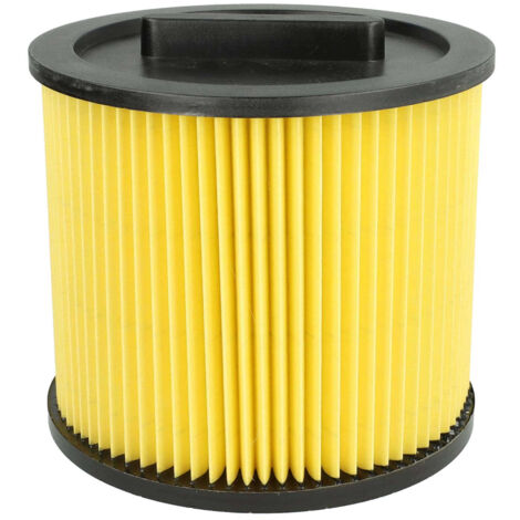 Filtro A Pieghe Piatte Vhbw Per Aspirapolvere Einhell – Inox 1500, RT-VC 1600 E, TC-VC 1820 SA – Giallo