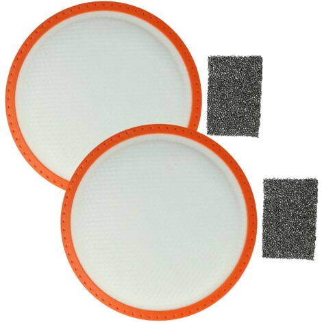 vhbw 4x Filtro compatible con Dirt Devil PowerCyclone M2828-8, M2828-9 aspiradora - filtro pre-motor, filtro protección motor (1/5)