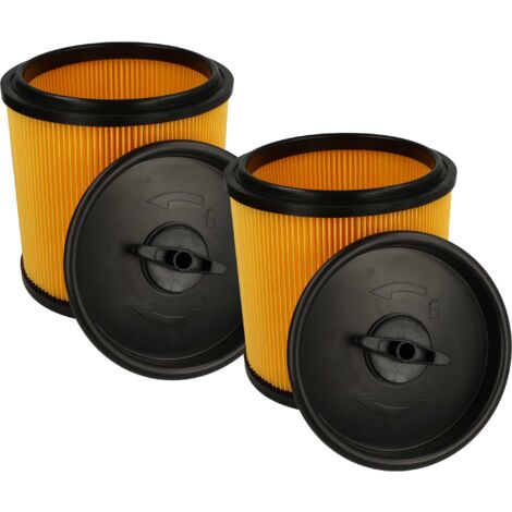 vhbw Set de 2x filtros compatible con Cecotec Conga PowerAsh 1200 aspirador  de ceniza - Filtro HEPA