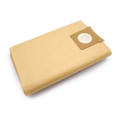 10 Sacs Aspirateur Vhbw Pour Bosch BBS 2000-2299 Alpha/Natura | Papier 25x19cm | Haute Rétention Poussière