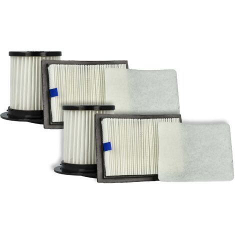 vhbw 6x Filtro compatible con Dirt Devil Centrino X3.1, M2012, M2012-3, M2012-4, M2725, M2725-0, M2725-1, M2725-2, M2725-3 aspiradora (1/5)