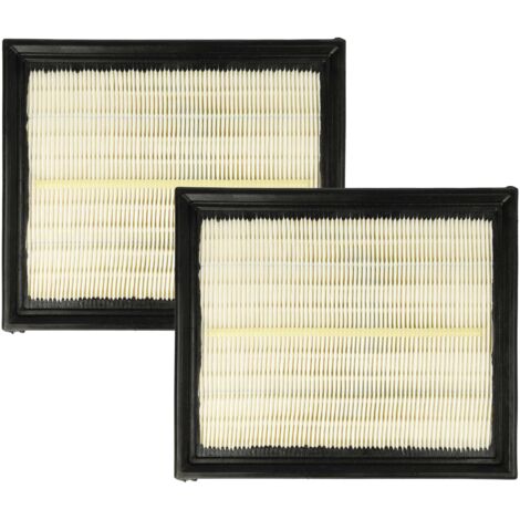 vhbw Filterset 2x stofzuigerfilters compatibel met Nilfisk