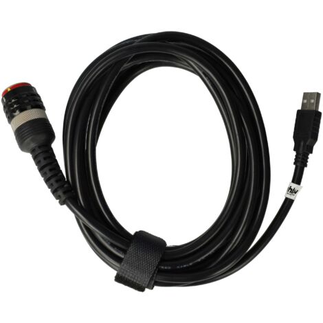 vhbw Cable adaptador USB compatible con MAC Truck Vocom 2 88890400 dispositivo de diagnóstico del automóvil - 390 cm (1/5)