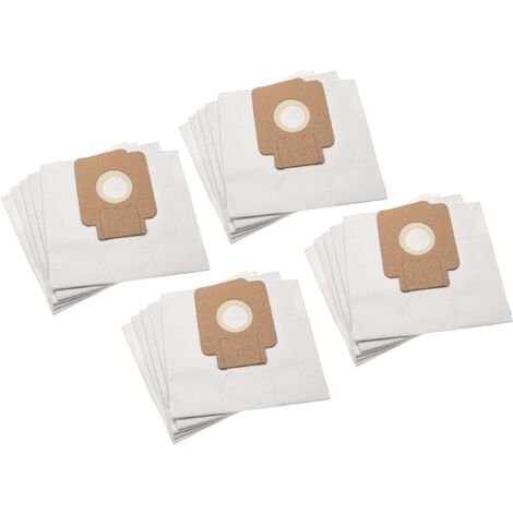 Vhbw 20 Sacchetti Carta Per Aspirapolvere Hoover SC 231 Alpina E SC230 Compact Super Sprint - 26x21 Cm Sabbia